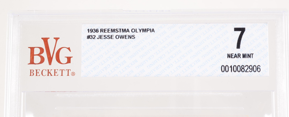 Jesse Owens 1936 Graded Card