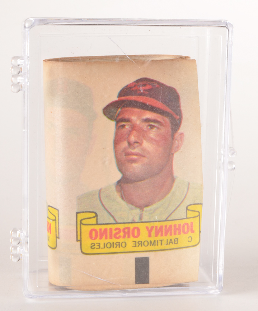 1966 Uncut Topps Rub Off Strip