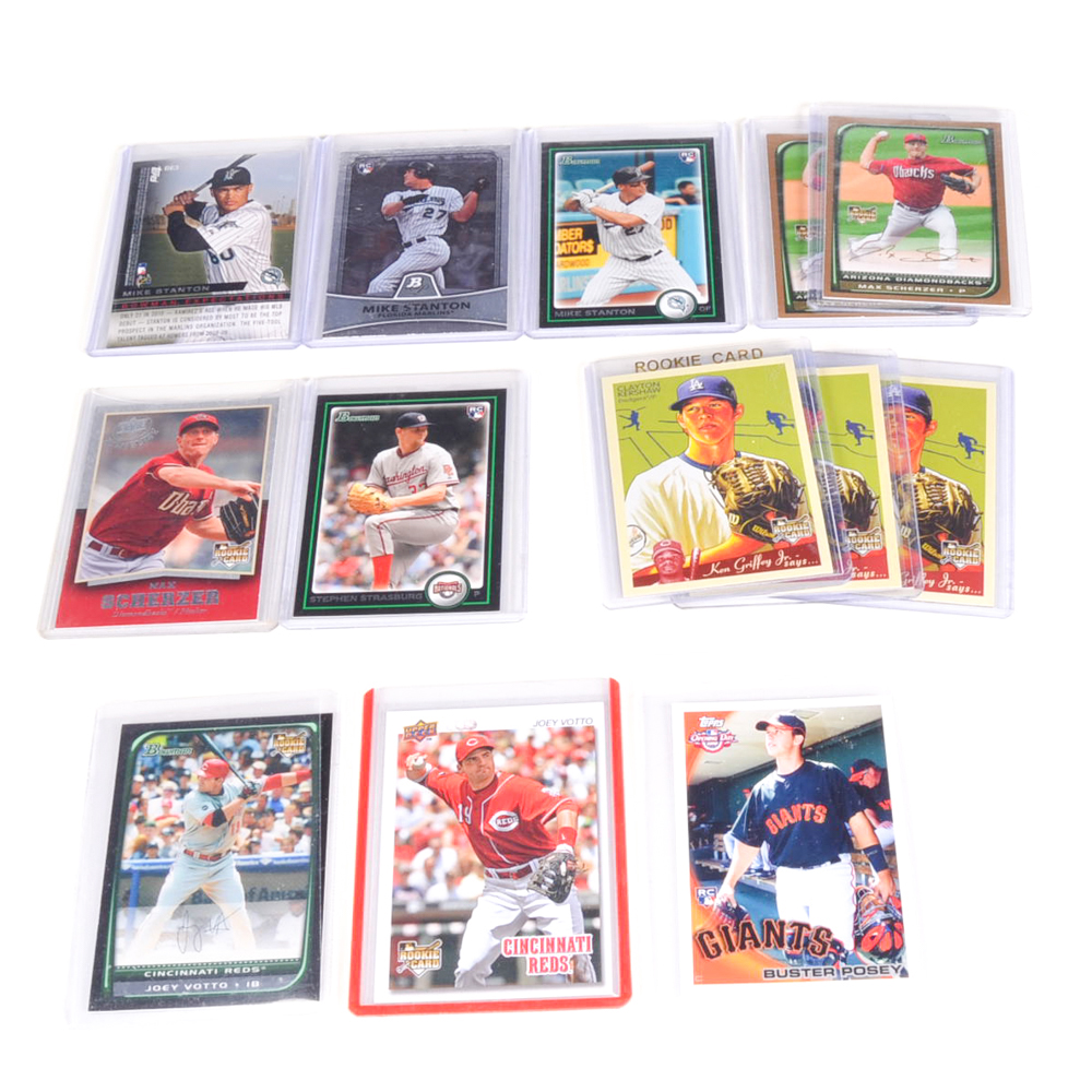 Thirteen Current Major League All-Stars Rookie Cards