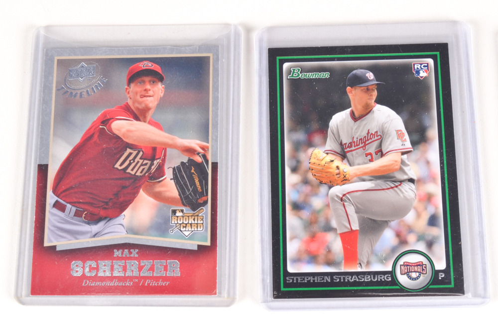 Thirteen Current Major League All-Stars Rookie Cards