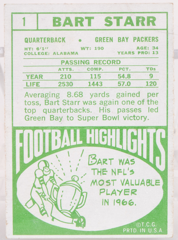 Thirteen Vintage Football Cards