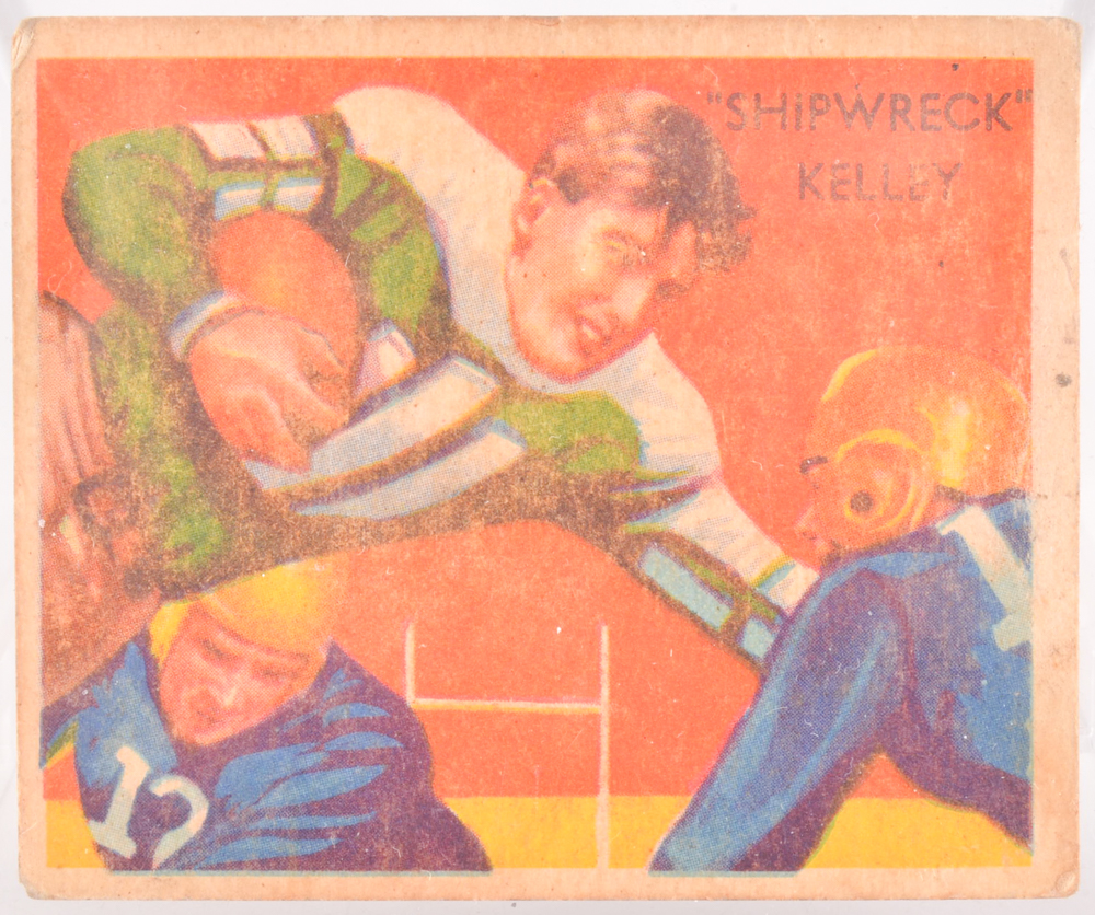 Thirteen Vintage Football Cards