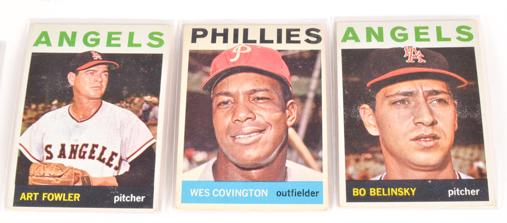 Fifty 1964 Topps Baseball Cards