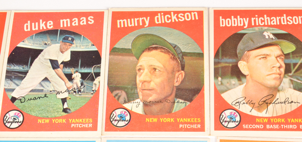 Twenty-Five 1959 Topps Baseball Cards