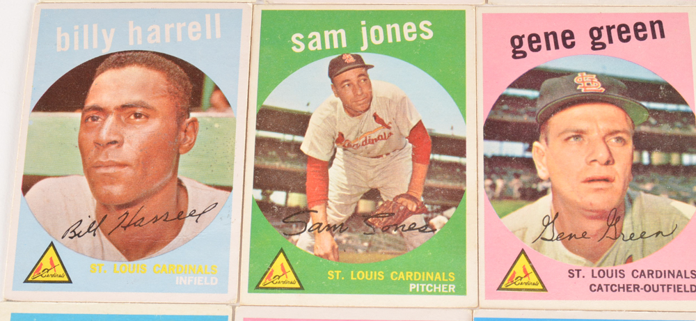 Twenty-Five 1959 Topps Baseball Cards