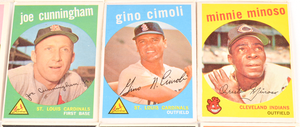 Twenty-Five 1959 Topps Baseball Cards