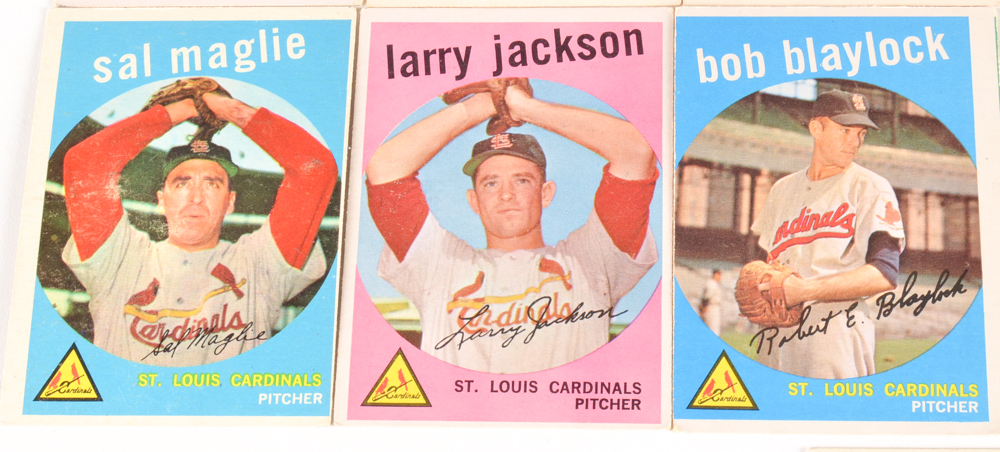 Twenty-Five 1959 Topps Baseball Cards