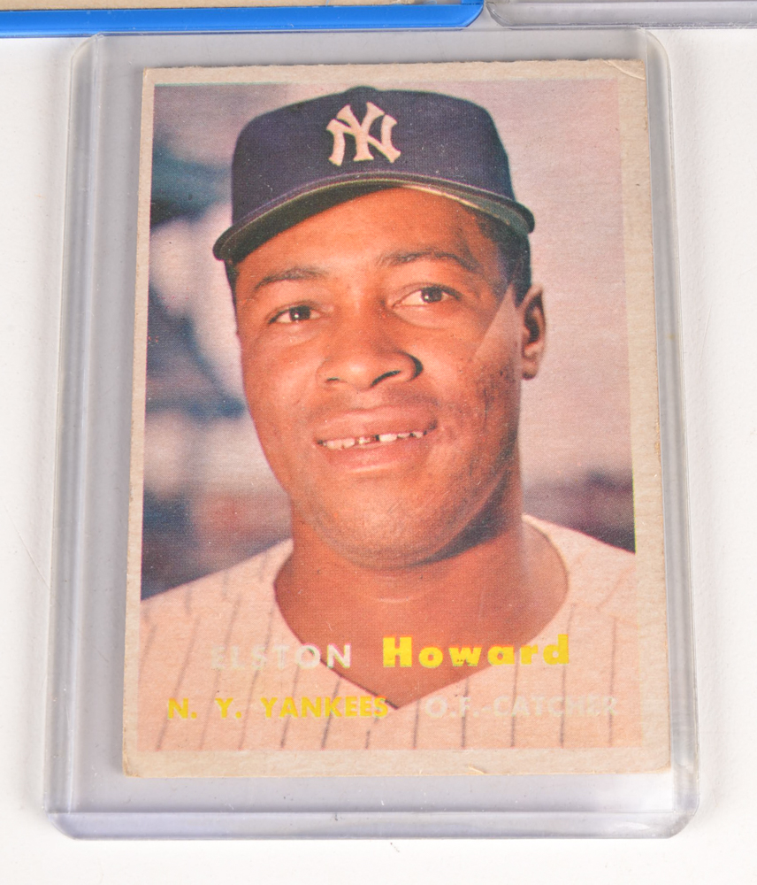 PRIORITY-Fifteen 1956 and 1957 Topps Baseball Cards