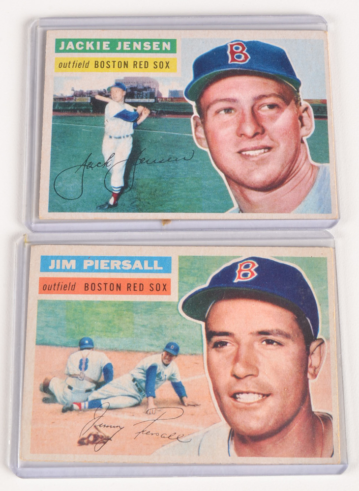 PRIORITY-Fifteen 1956 and 1957 Topps Baseball Cards