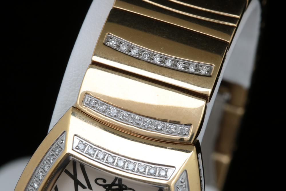 1.31 CTW Diamond and Gold Tone Stainless Steel Armandani Watch