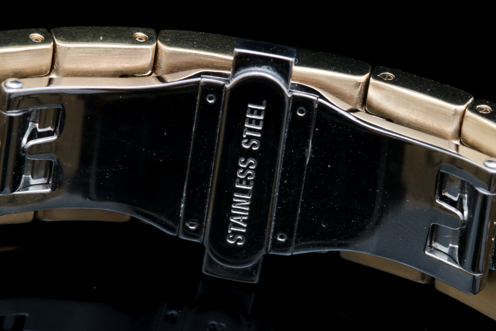 1.31 CTW Diamond and Gold Tone Stainless Steel Armandani Watch