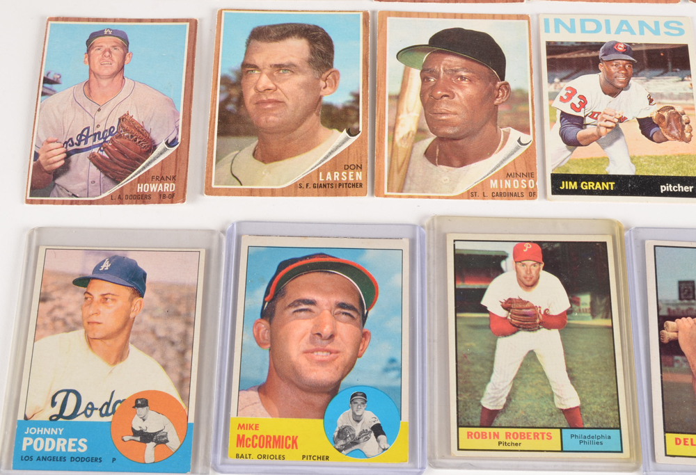 Thirty-Three 1961-1964 Topps Baseball Cards
