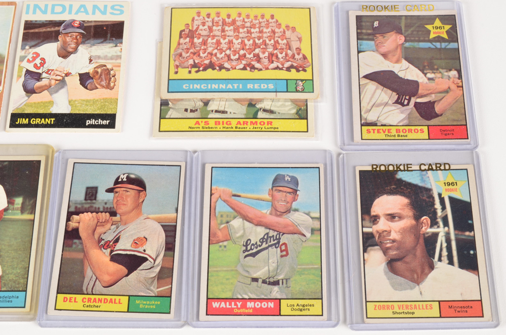 Thirty-Three 1961-1964 Topps Baseball Cards