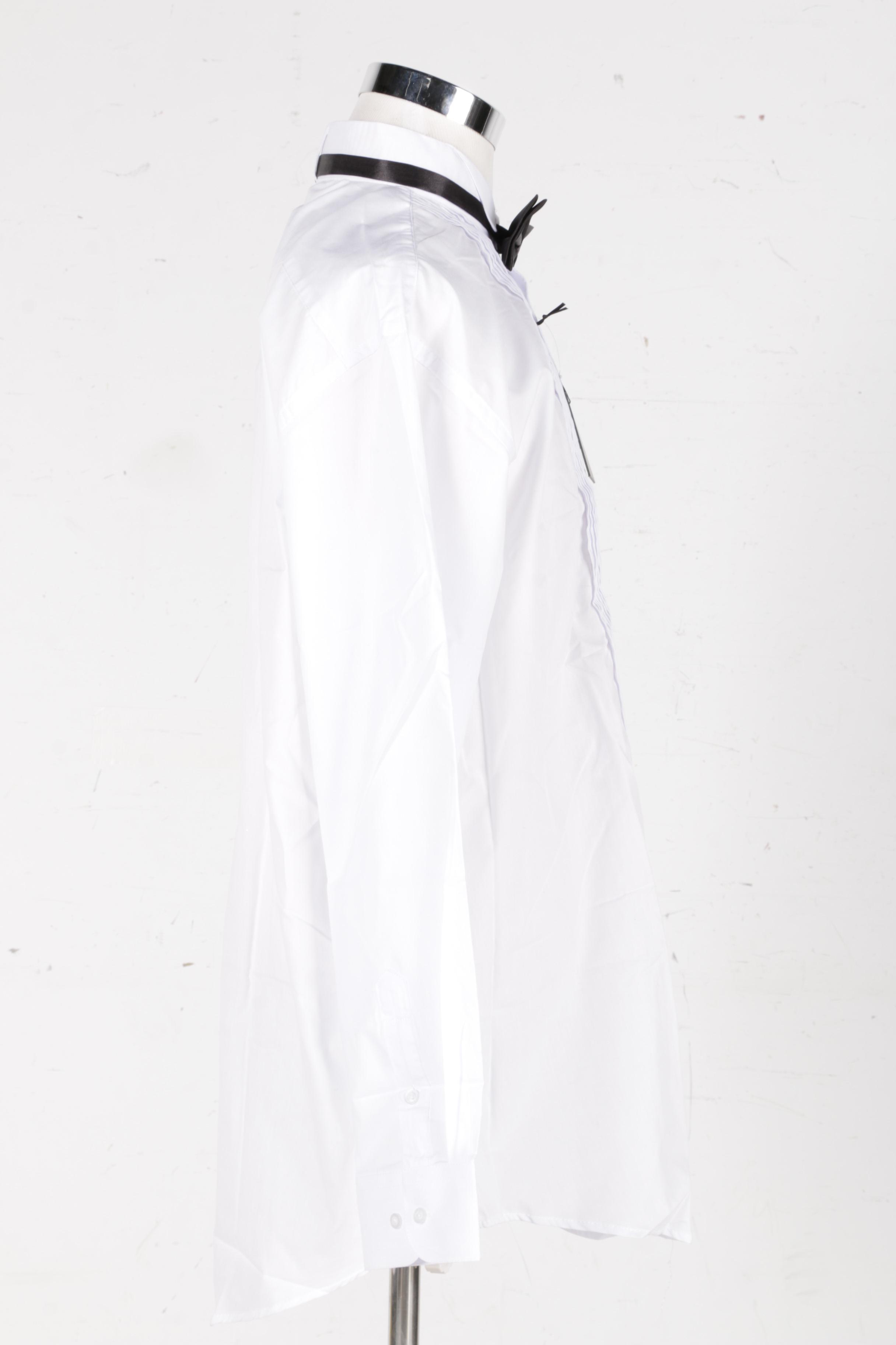 Men's Adrienne Vittadini Tuxedo Shirt and Accessories