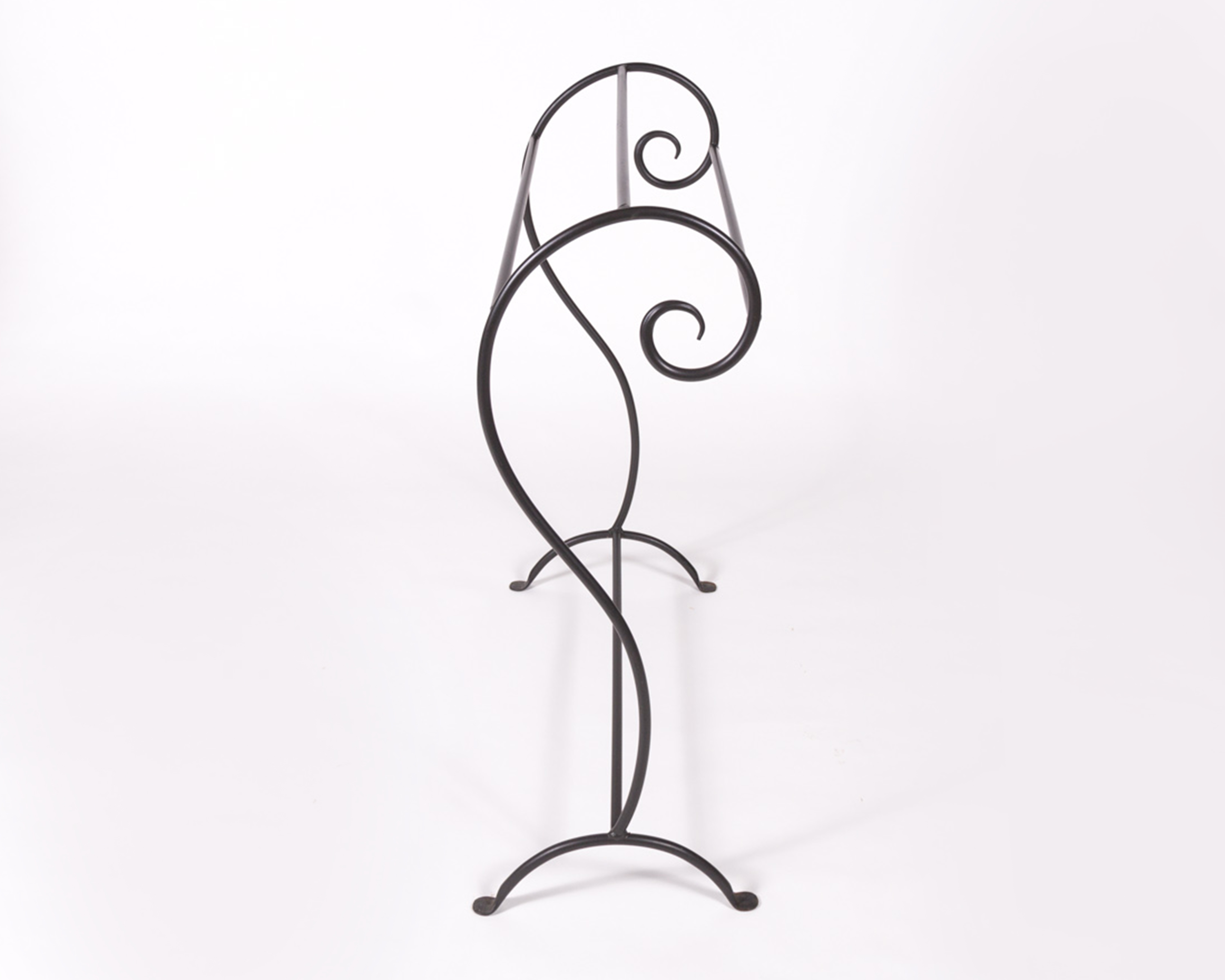 Scrolled Wrought Iron Quilt Rack