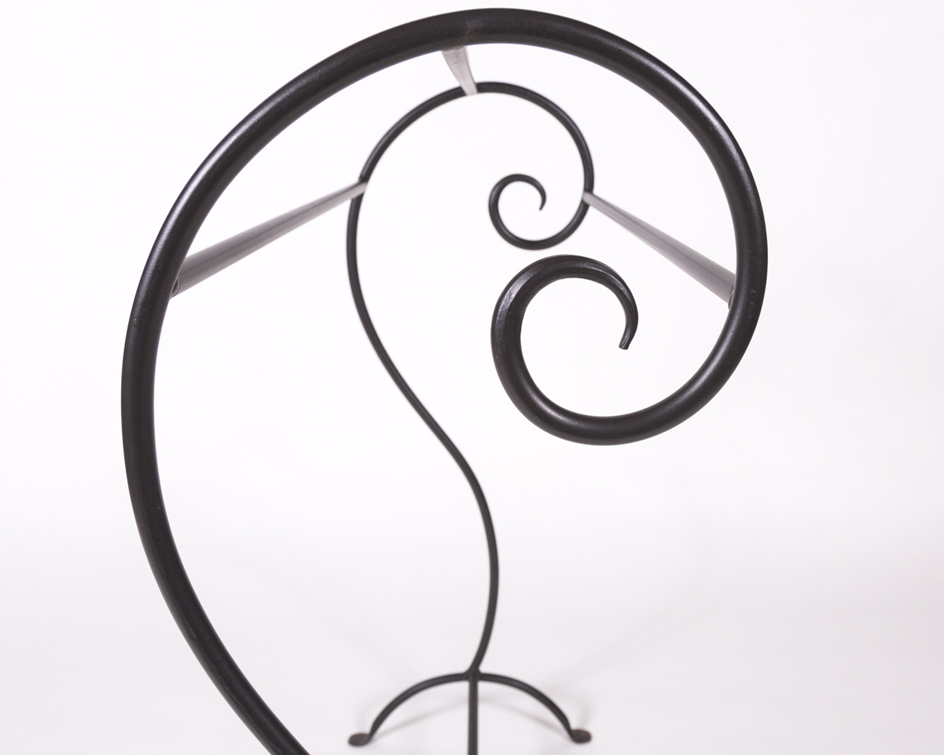 Scrolled Wrought Iron Quilt Rack