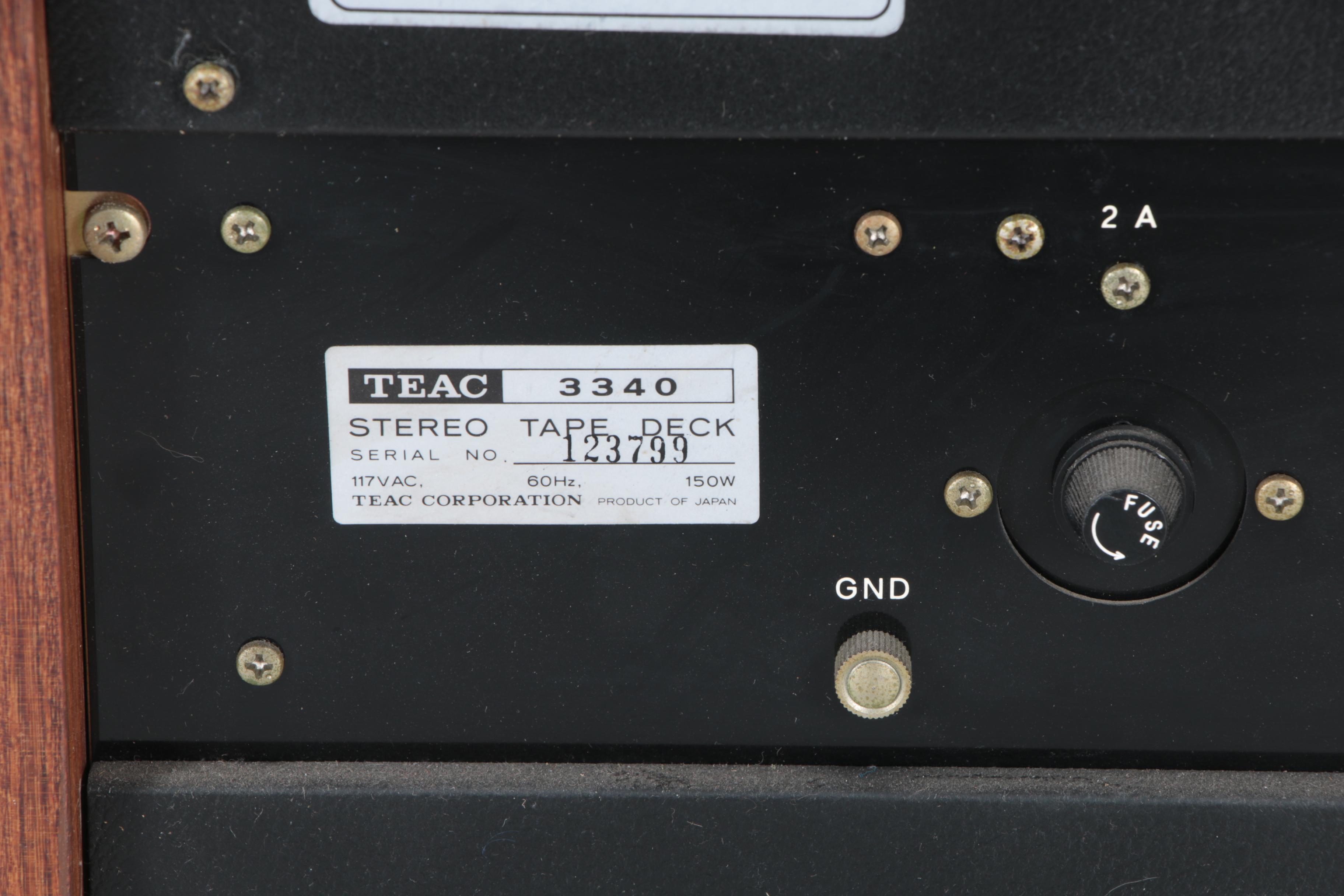 Teac 3340 Reel-to-Reel