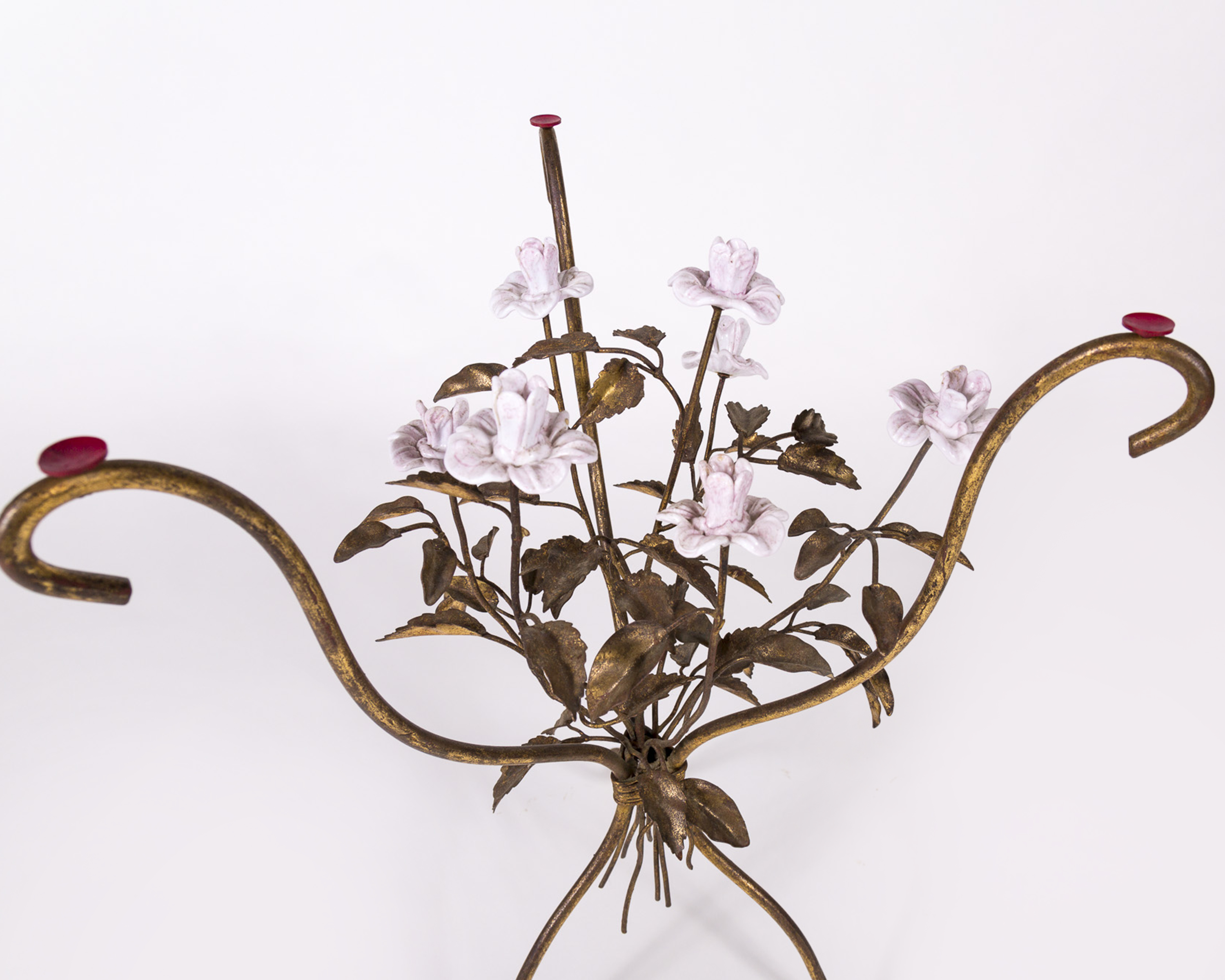 Glass and Metal Side Table