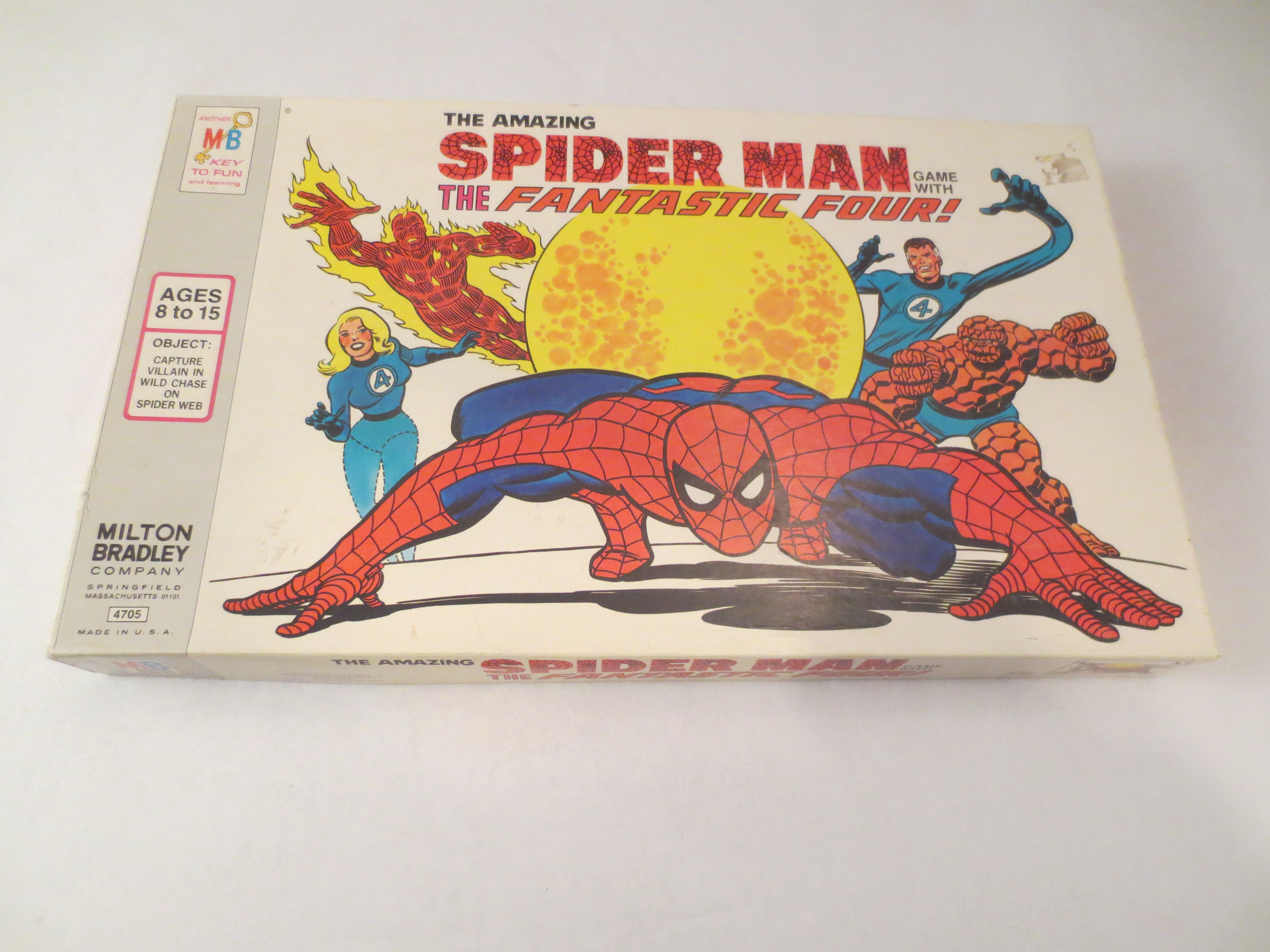1977 Milton Bradley "The Amazing Spider Man Game with The Fantastic Four!"