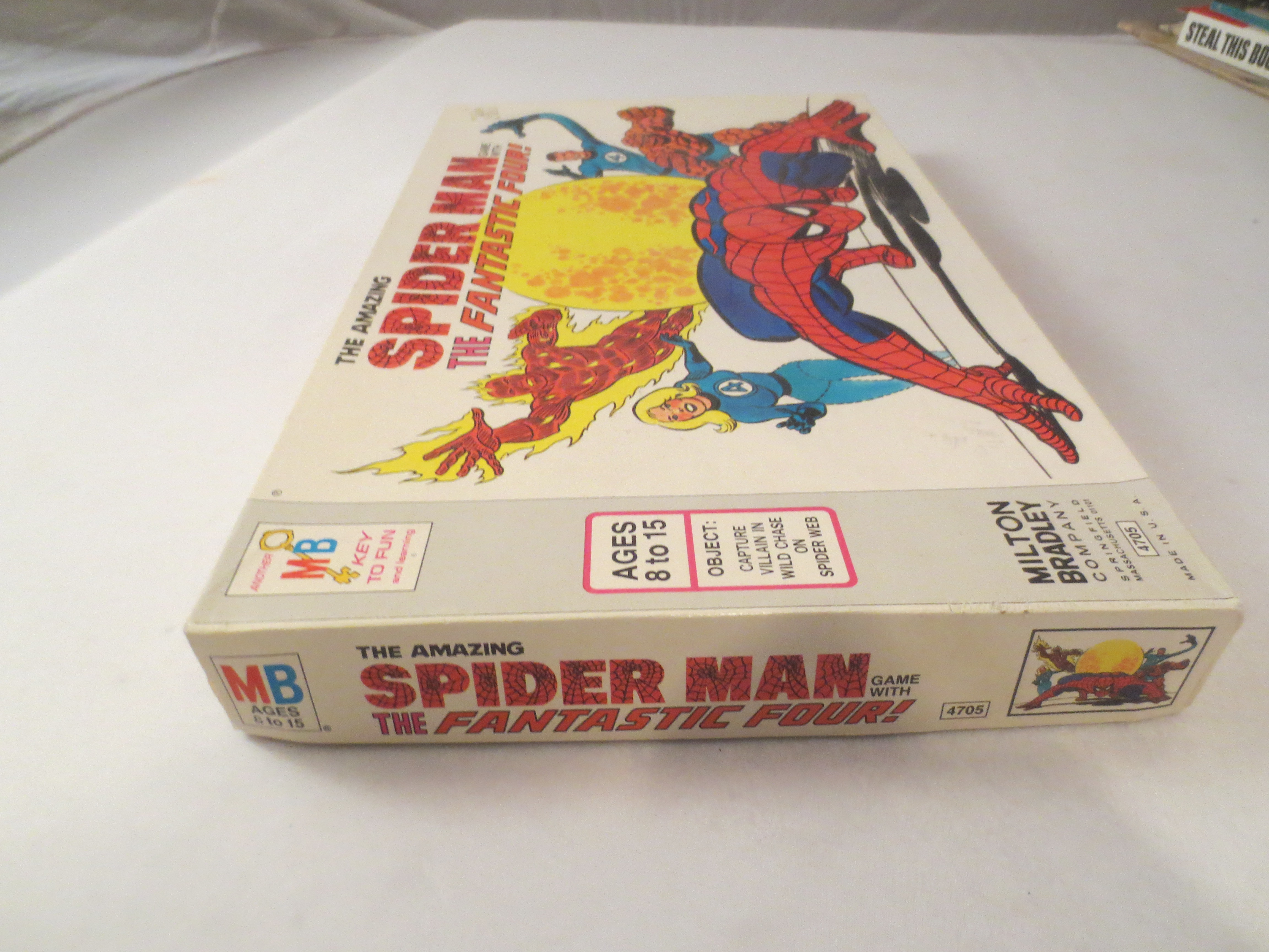 1977 Milton Bradley "The Amazing Spider Man Game with The Fantastic Four!"