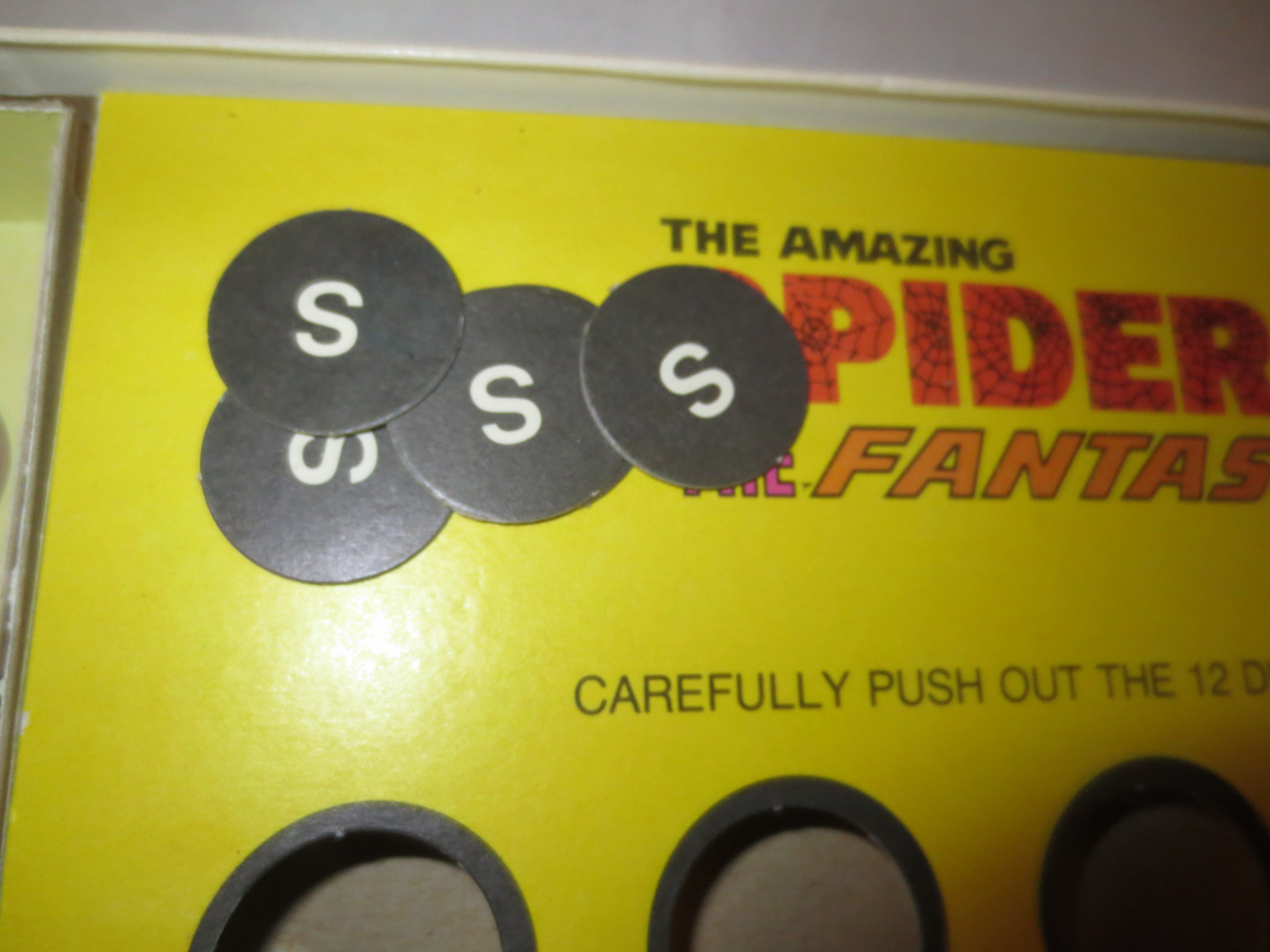 1977 Milton Bradley "The Amazing Spider Man Game with The Fantastic Four!"