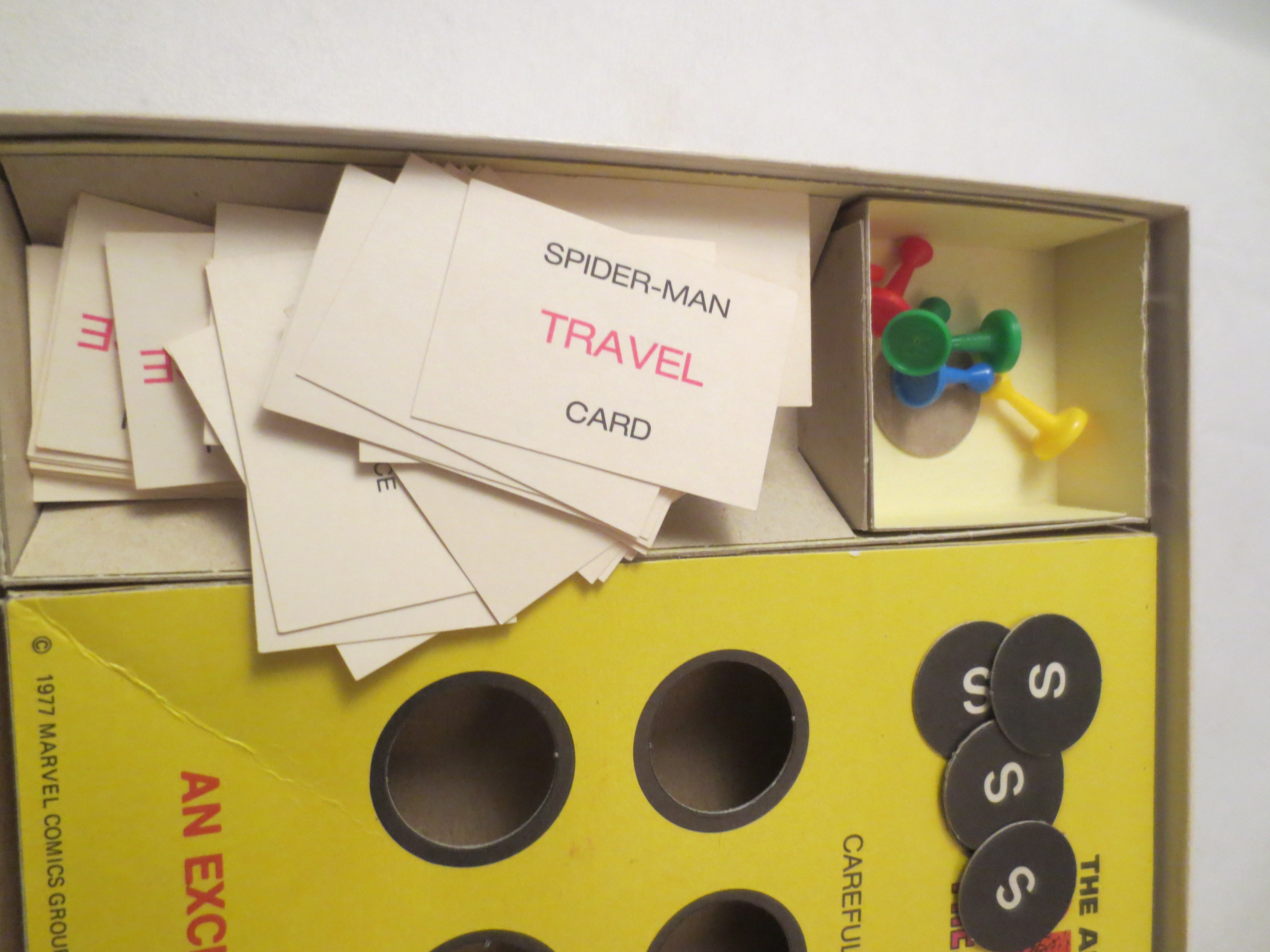 1977 Milton Bradley "The Amazing Spider Man Game with The Fantastic Four!"