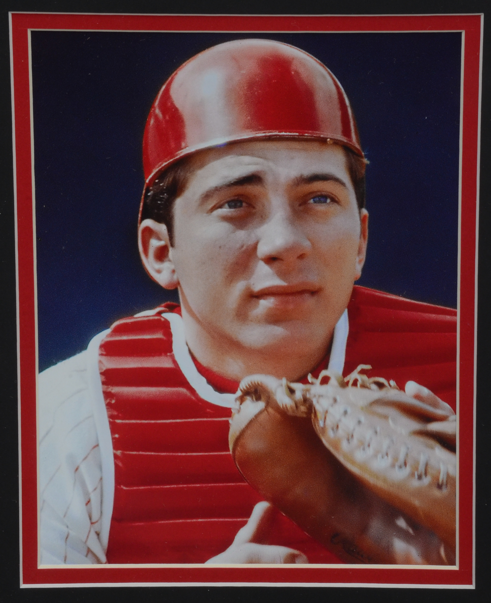 Johnny Bench Signed Jersey Display   COA