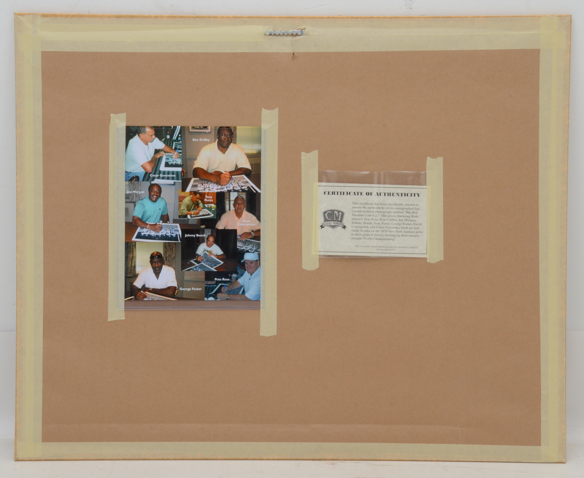 "Big Red Machine" Signed Photo Print  COA