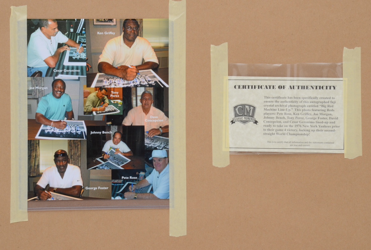 "Big Red Machine" Signed Photo Print  COA