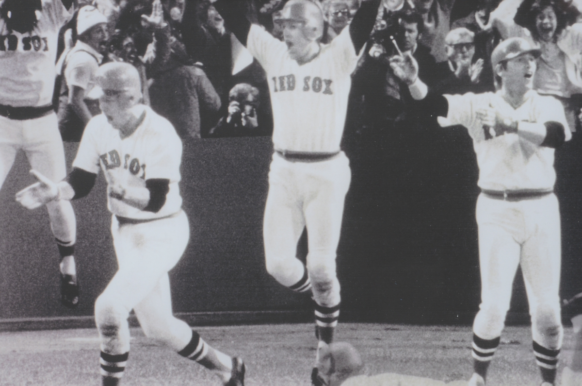 Bench and Fisk Signed and Inscribed Photo  COA