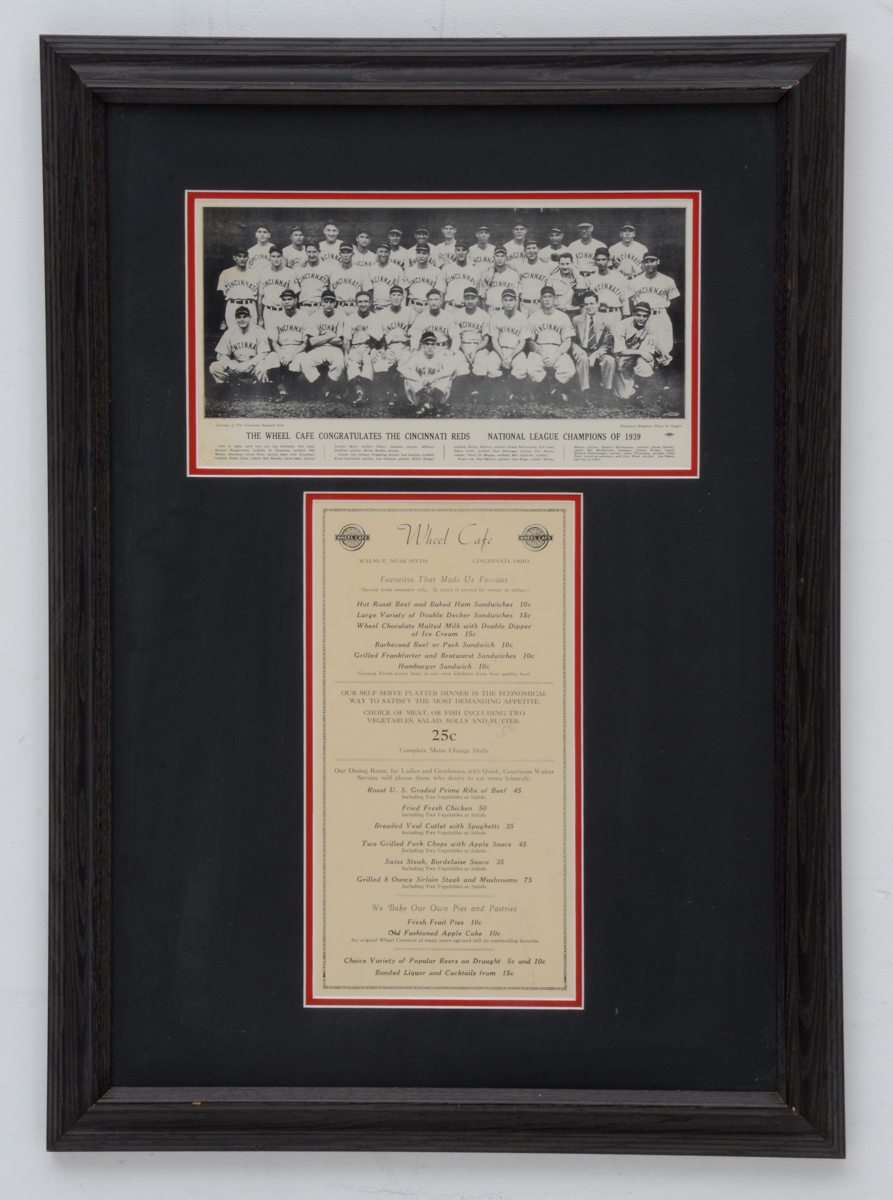 1939 Reds Display