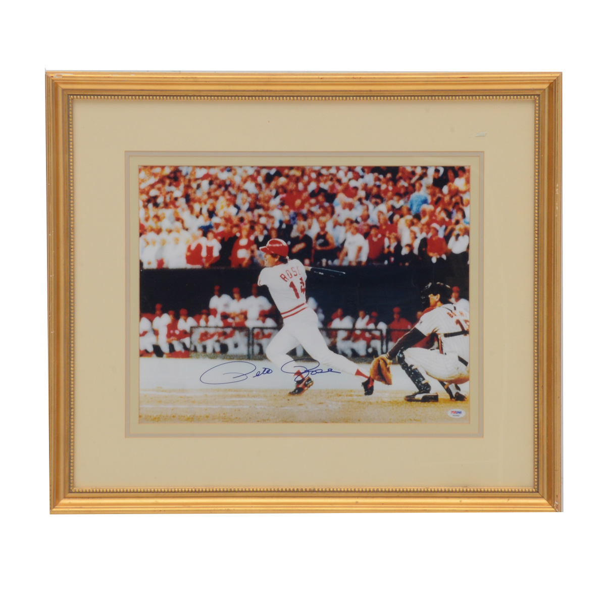 Pete Rose Signed 4192 Picture  COA