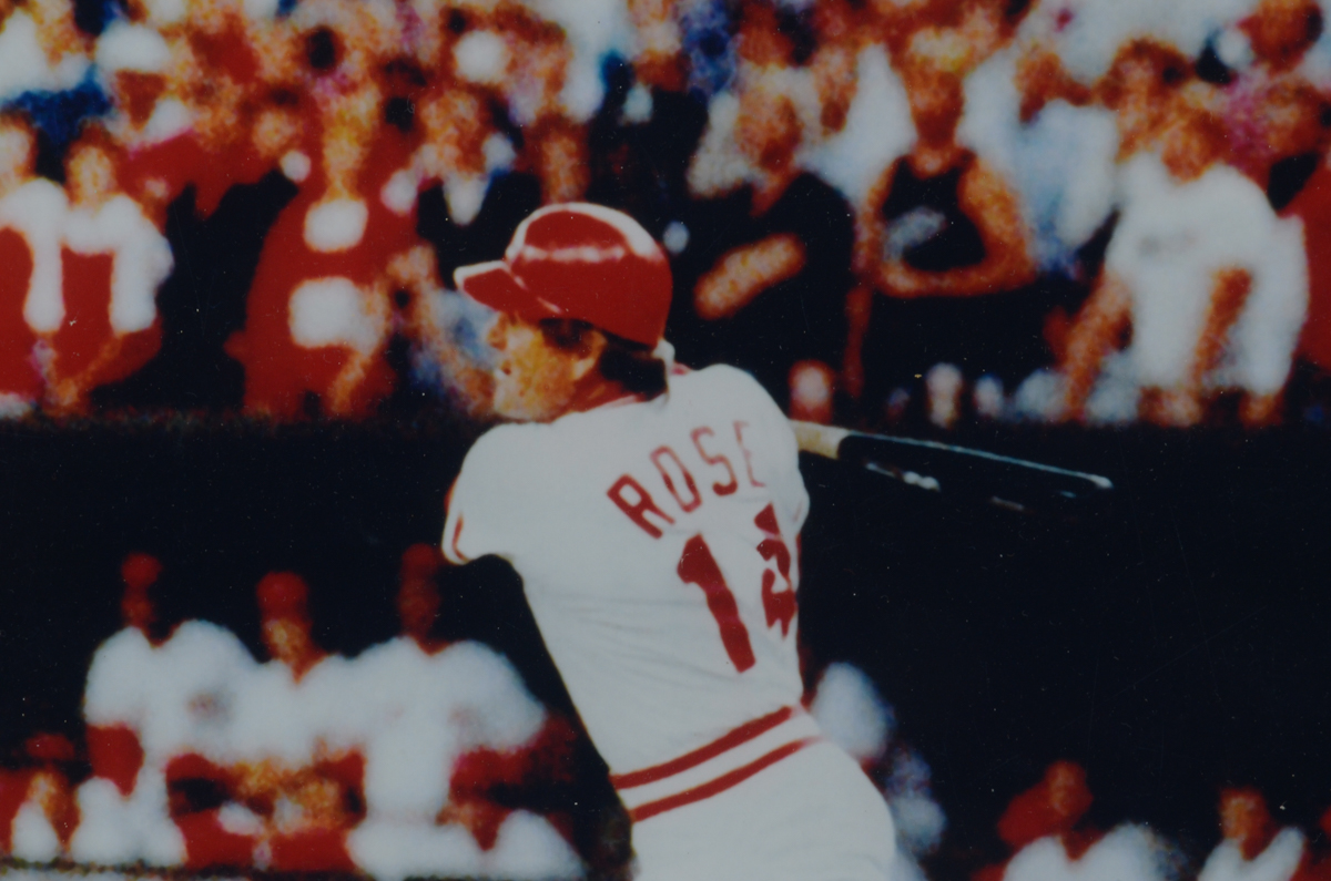 Pete Rose Signed 4192 Picture  COA