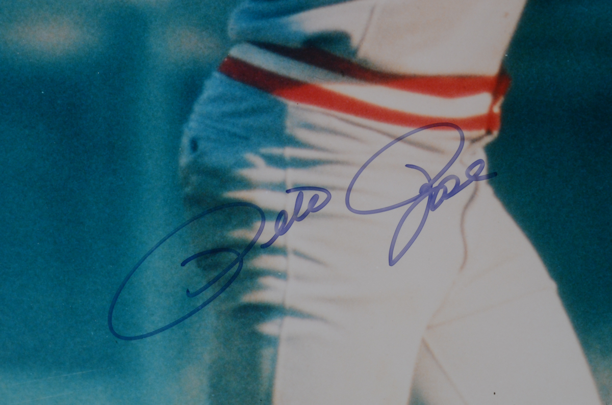 Rose and Harrelson Signed Display COA