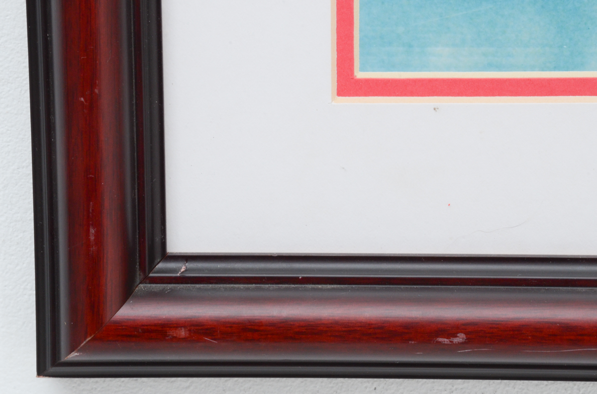 Rose and Harrelson Signed Display COA