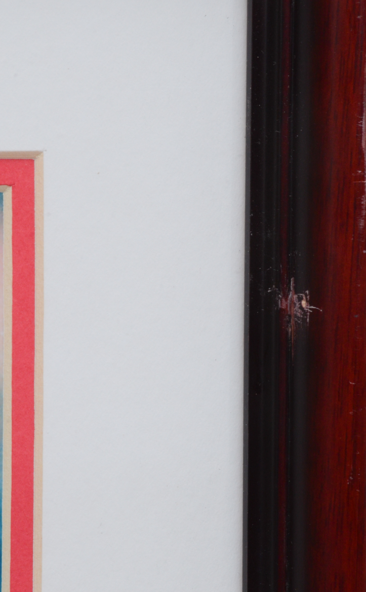 Rose and Harrelson Signed Display COA