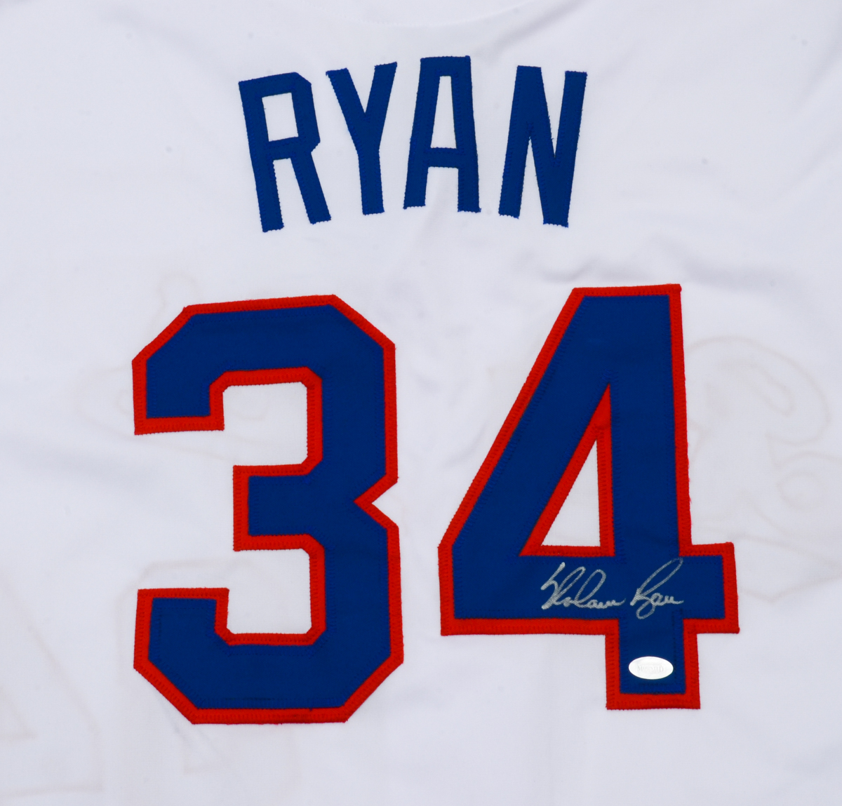 Nolan Ryan Signed Jersey  COA