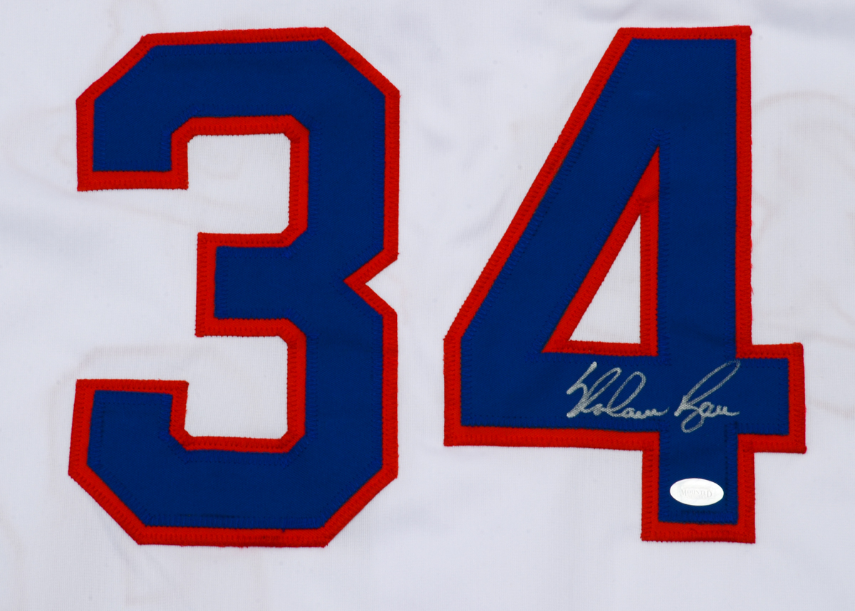 Nolan Ryan Signed Jersey  COA