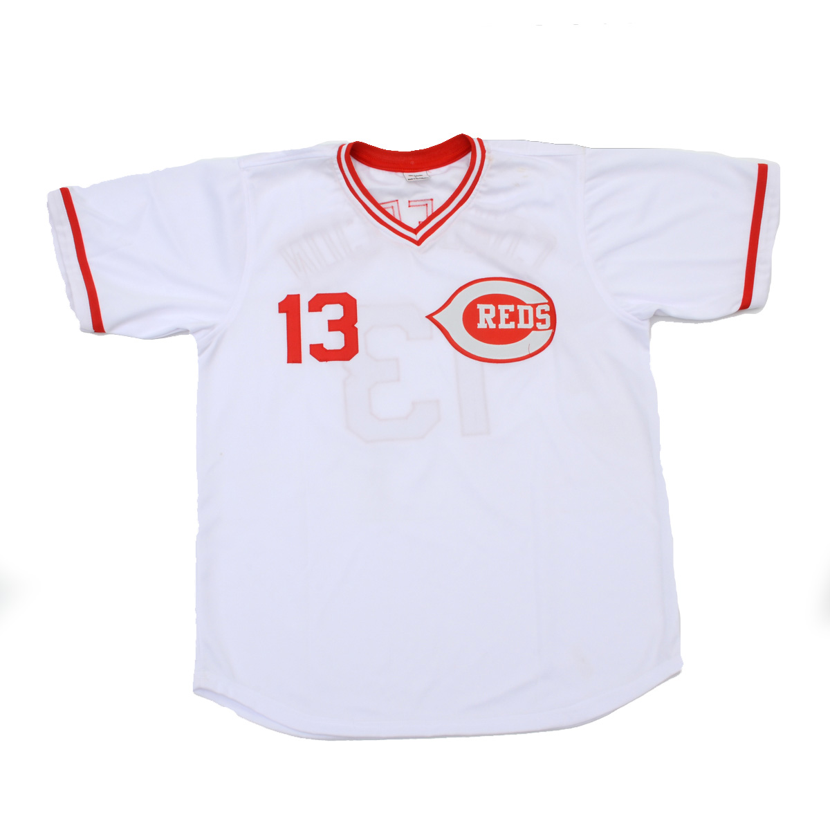 Dave Concepcion Signed Jersey  COA