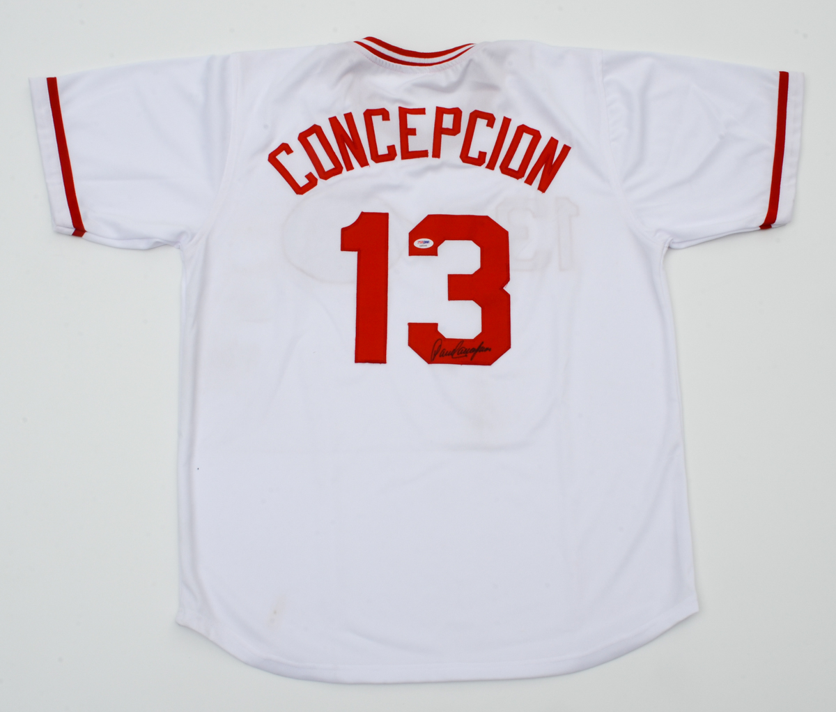 Dave Concepcion Signed Jersey  COA