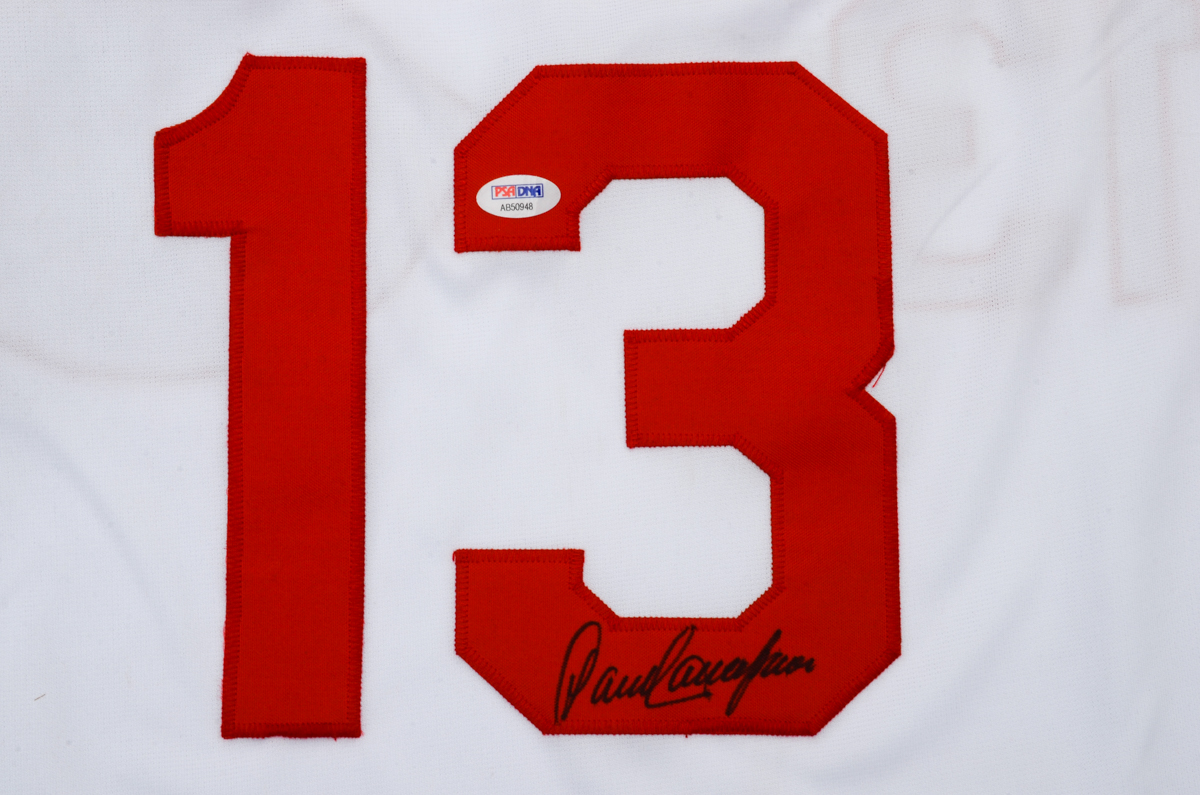 Dave Concepcion Signed Jersey  COA