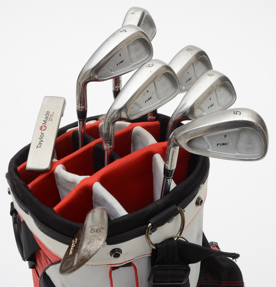 TaylorMade Golf Clubs with Bag