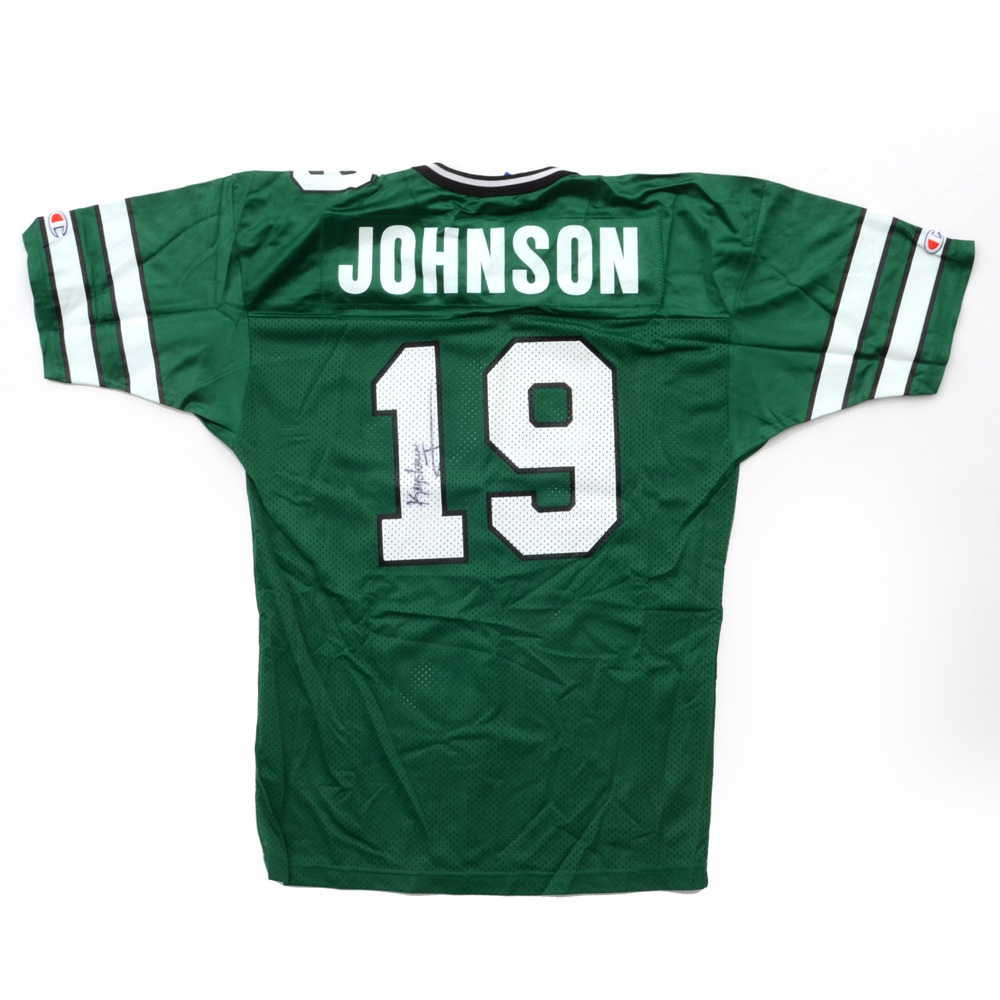 Keyshawn Johnson Signed Jets Football Jersey