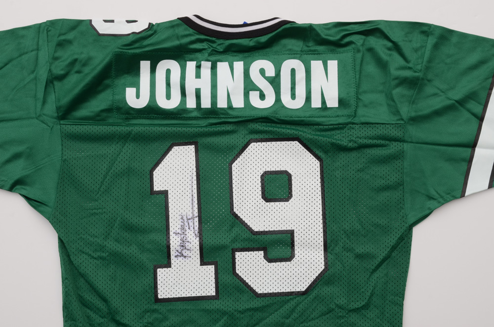 Keyshawn Johnson Signed Jets Football Jersey