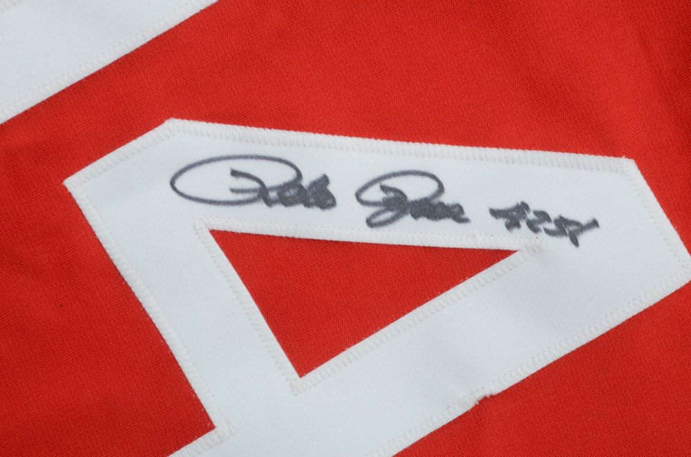 Pete Rose Signed "Stat" Jersey  COA