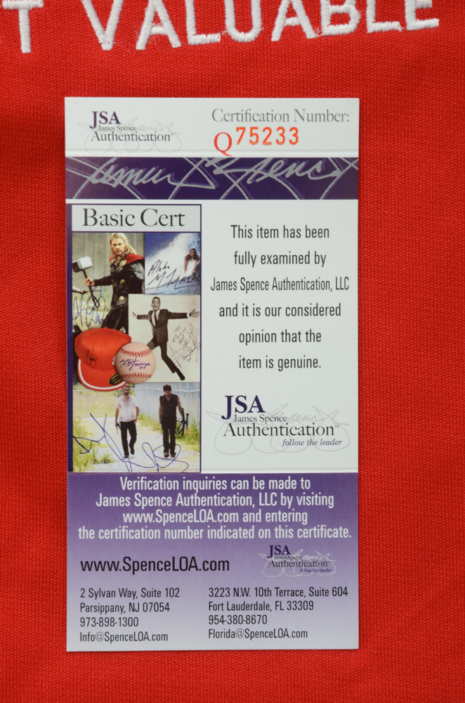 Pete Rose Signed "Stat" Jersey  COA