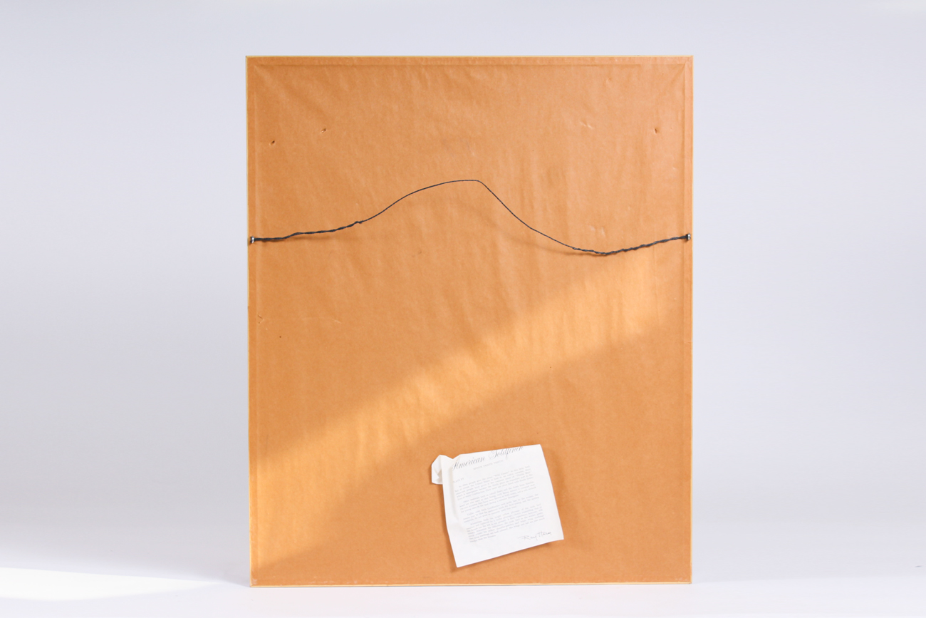 Pair of Signed Ray Harms Offset Lithograph Prints