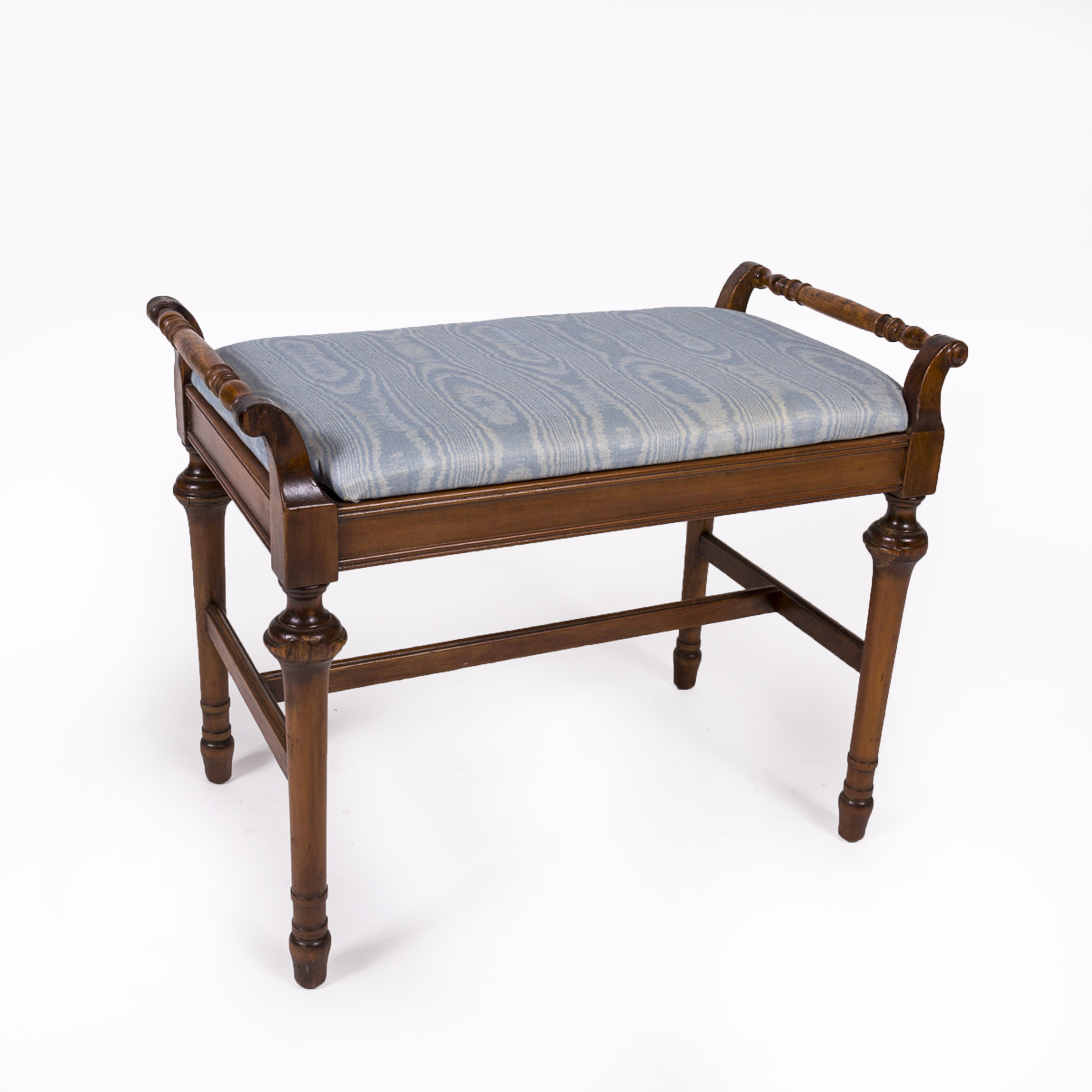 Victorian Style Mahogany Stained Bench