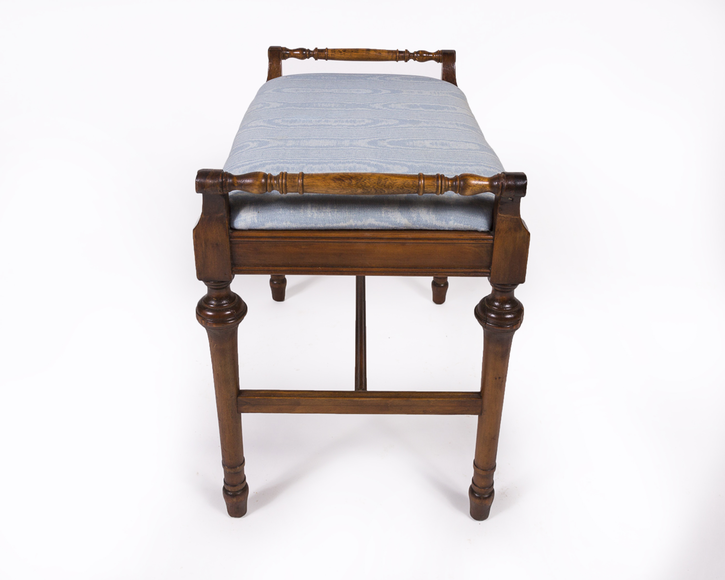 Victorian Style Mahogany Stained Bench