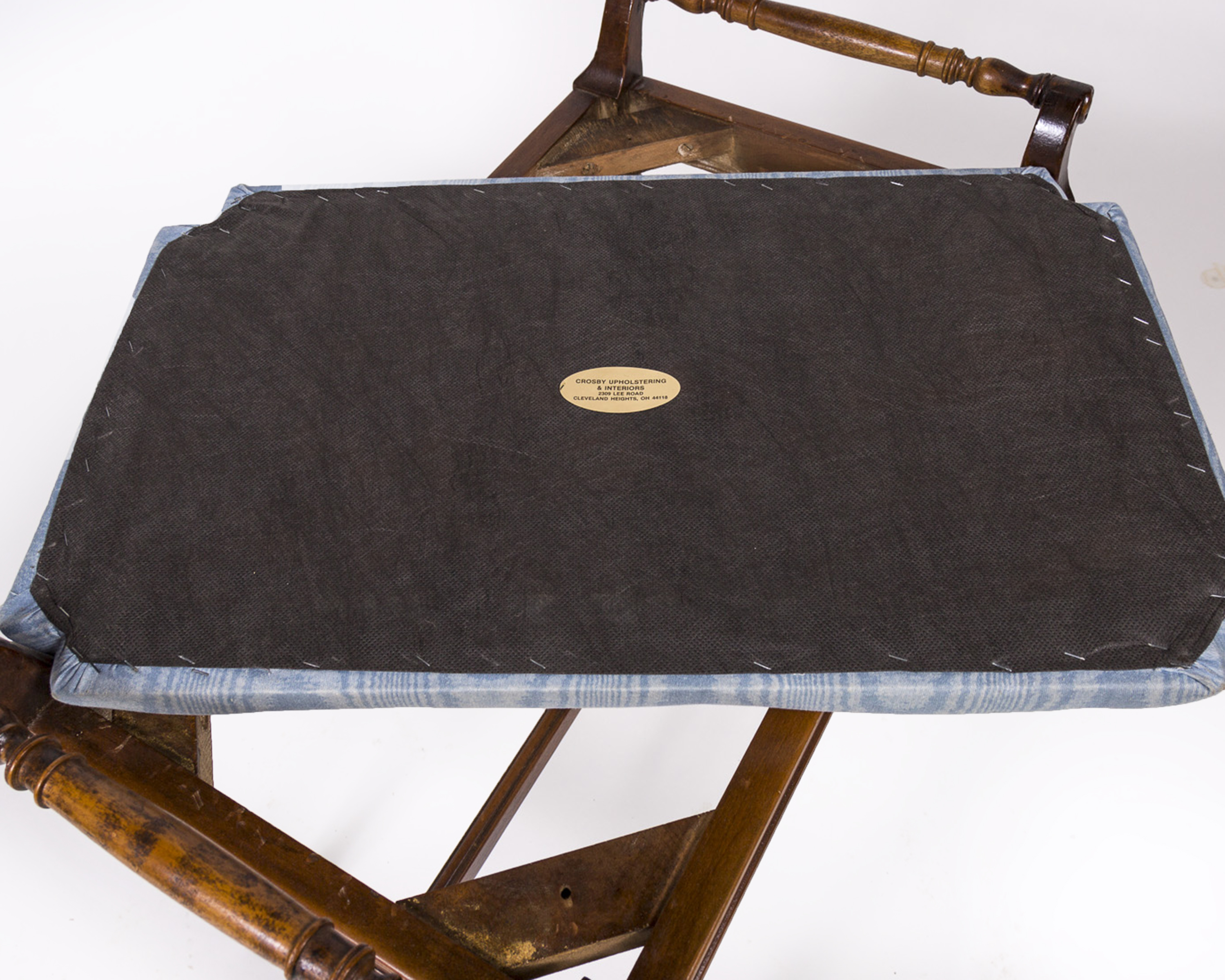 Victorian Style Mahogany Stained Bench